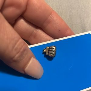 Pandora 2 tone clutch charm